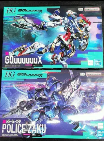2종 [ 새상품 미조립 ] HG 지크액스 & 군경 자쿠