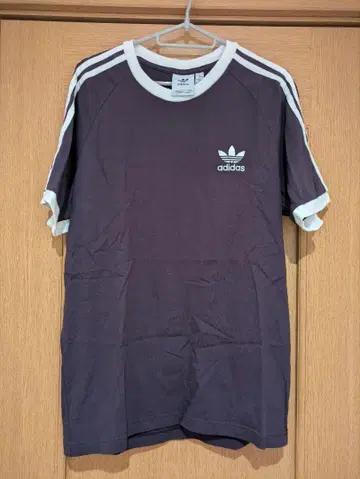 adidas 반팔 T셔츠 XL 다크 퍼플 3 스트라이프