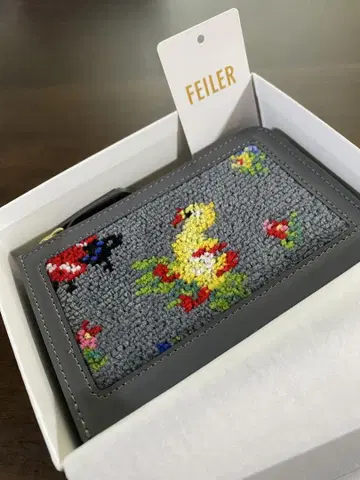 FEILER 카드 케이스 WEB 한정판 그레이 [미사용 새상품 ]