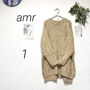 8945 amr 케이블 니트 무지 튜닉 사이즈 1