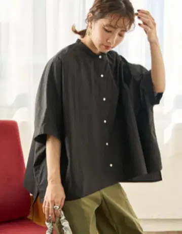 freaks store 돌먼 슬리브 브로드 셔츠