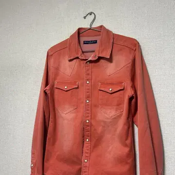 레어 컬러 아담스 저글러 RTEG 셔츠 데님 레드 M