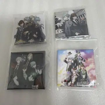 우타프리 QUARTET NIGHT 혜택 스퀘어 캔뱃지 세트
