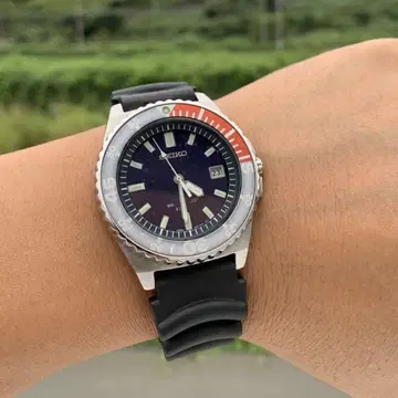 남성용 Seiko KineticPepsi 다이버 워치 100m