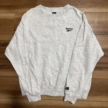 Reebok 맨투맨 트레이닝복 속기모