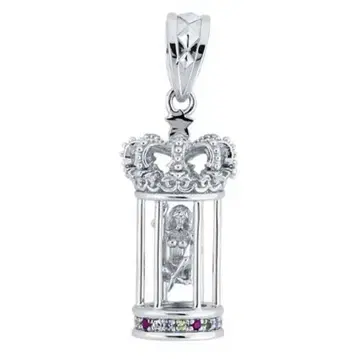 새상품 JUSTIN DAVIS CAGED DIVA 펜던트 케이지