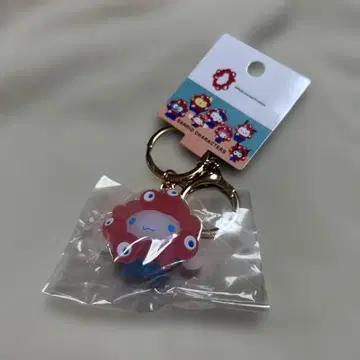 산리오 미야쿠미야쿠 콜라보 클리어 키링 시나모롤