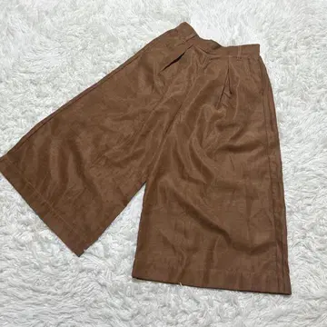 [ c6140 ] RAY CASSIN FAVORI 와이드 팬츠 브라운