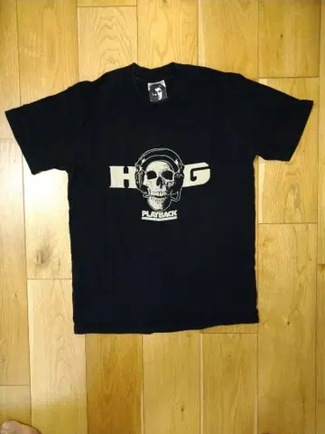 HOG PLAYBACK 스컬 T셔츠