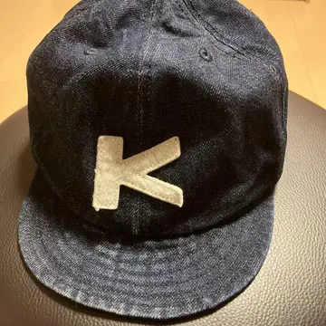 KAVU 데님 캡 K 자수