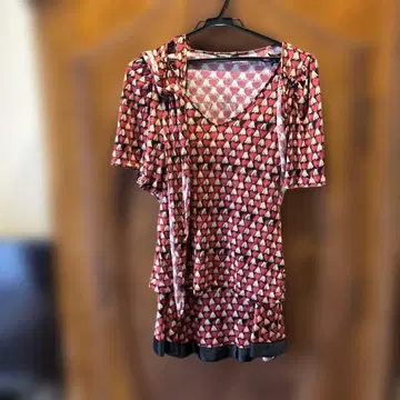 비비안 탐 셋업 빨간색 리본 레어