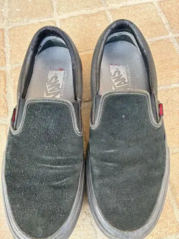 Vans 프로 블랙 슬립온 스케이트보드 스케이트 보드화