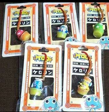 개구리 중사 케로로 린 스트랩 통 스트랩 5개 세트 Keroro