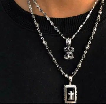 새상품 JUSTIN DAVIS FATIMA PENDANT 크로스 펜던트