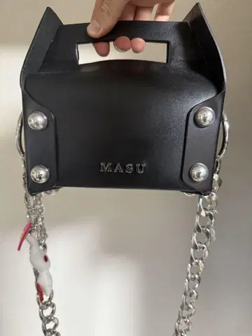 MASU 24AW LEATHER CAKE MINI BAG 케이크 백