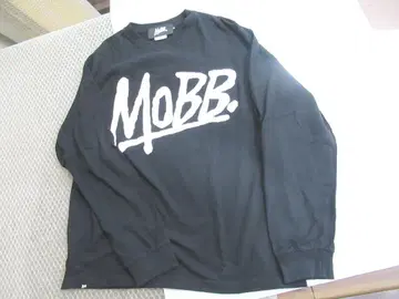 MOBB 블랙 긴팔 셔츠 M 사이즈 남성용 롱티 롱셔츠