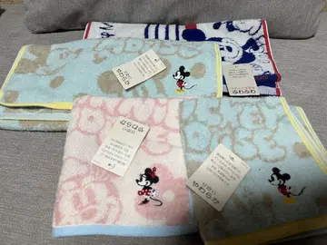 미키마우스 타월 세트 4장