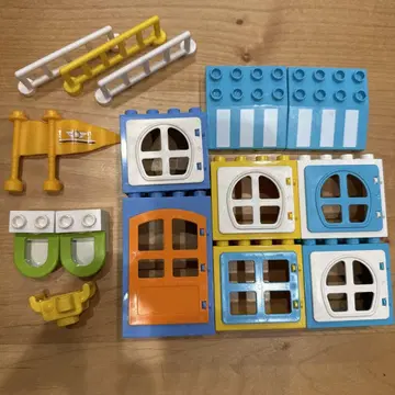 LEGO 블록 세트 창문 문 울타리