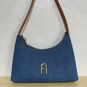 새상품급 FURLA 숄더백 데님