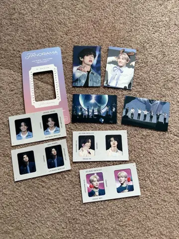 BTS 마스터 사진 트레이딩 카드 FANORAMA
