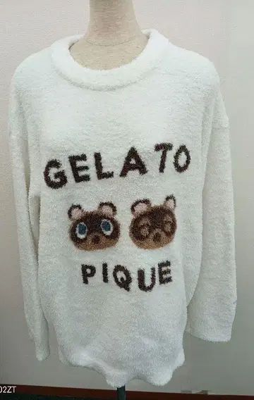 새상품급 GELATO PIQUE 플리스 룸웨어 의류 L 동물의 숲