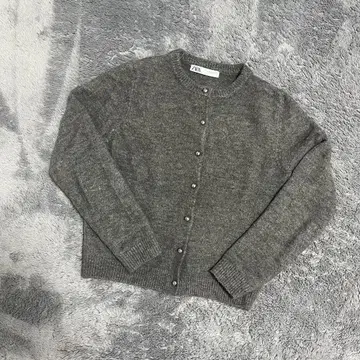 ZARA 메탈 버튼 니트 가디건 M