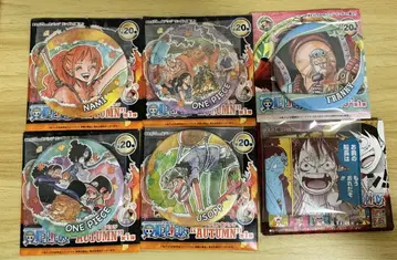 ONE PIECE 캔뱃지 세트 6점