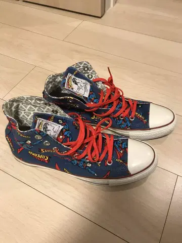 컨버스 올스타 27.5cm 슈퍼맨