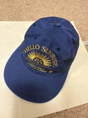 HELLO SUNRISE 네이비 캡