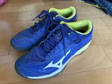 Mizuno Wave Flash 테니스화 파랑/노랑 [ 새상품급 중고 ]