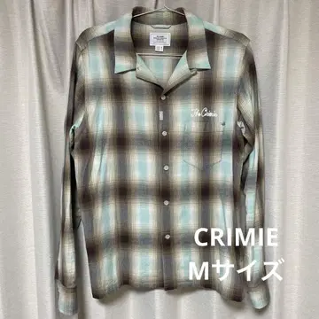 THE CRIMIE 클라이미 옴브레 체크 셔츠 섀도우 체크 M