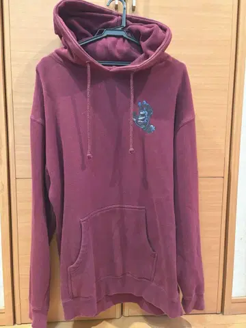 SANTA CRUZ 후드 부착 후드티