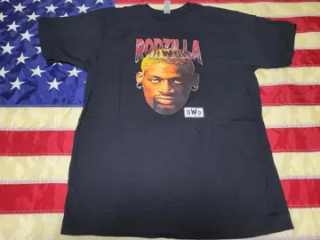 데니스 로드먼 RODZILLA NWO 먼데이 나이트 로 T셔츠