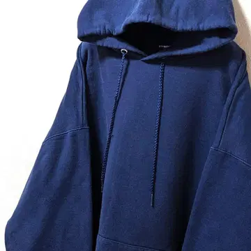 무지 후드 맨투맨 네이비 네이비 컬러 빈티지 구제 의류