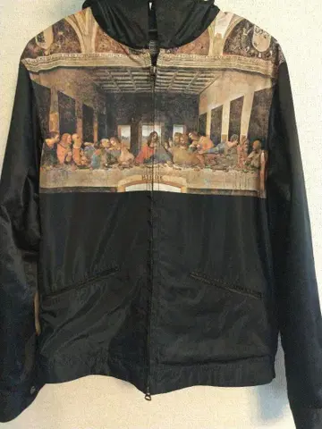 HiLDK 최후의 만찬 아트 자켓 블루종 후드티