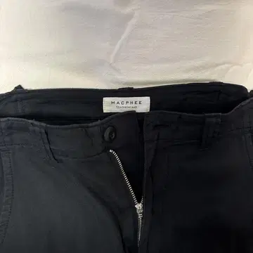 MACPHEE 블랙 카고 팬츠