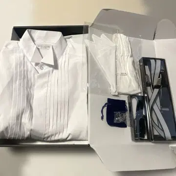 신랑 윙카라 셔츠 잡화 세트 M 사이즈