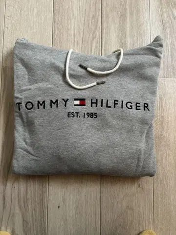 TOMMY HILFIGER 그레이 후드티