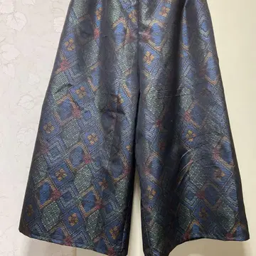 오시마 명주 리메이크 가우초 팬츠