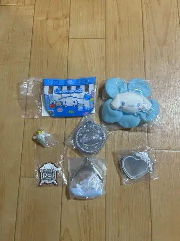 산리오 시나몬 롤 시푸라 한정판 가마구치 키링 외 7점 세트