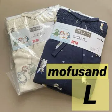 L 새상품 2개 모프 샌드 유니클로 리라코 UNIQL mofusand