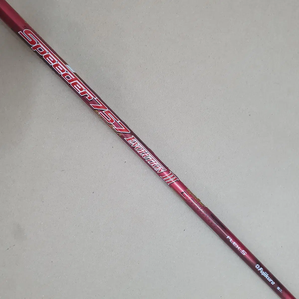 Speeder 757　evolution3 flex -s 長さ タイトリストスリーブ付き Speeder 757 EVOLUTION3 シャフト FLEX S speeder 757 TOUR SPEC （X