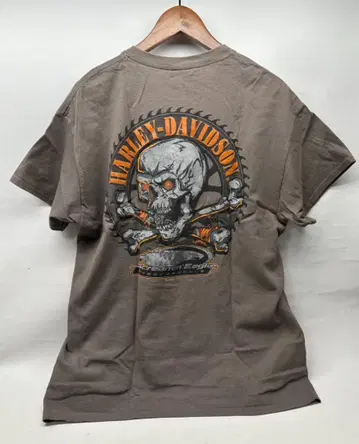 HARLEY-DAVIDSON 반팔 T셔츠 남성용 L 사이즈 스컬