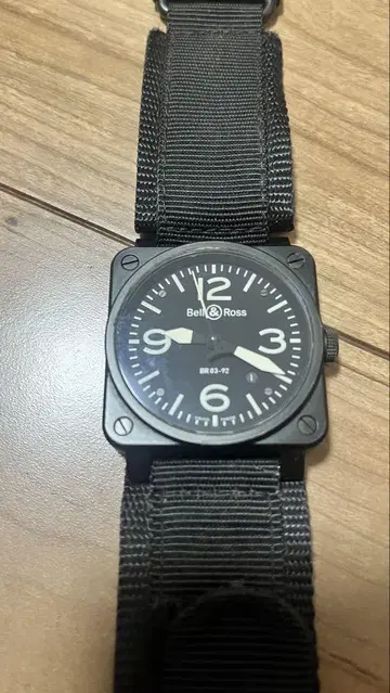 Bell & Ross BR03-92 블랙 자동 와인딩