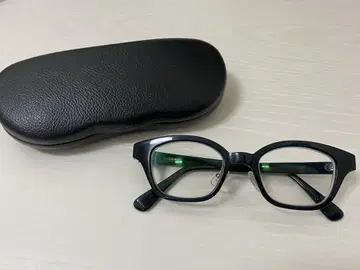 하쿠산 메가네텐 SMALL SCOTT 클리어 네이비
