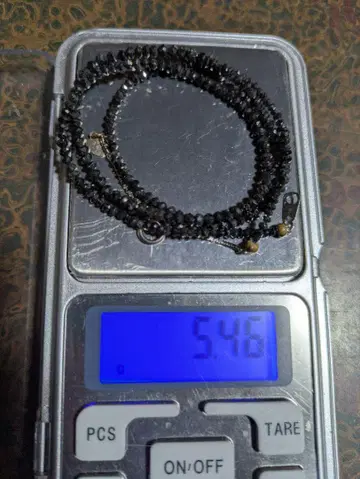 블랙 다이아몬드 목걸이 40cm 반짝임
