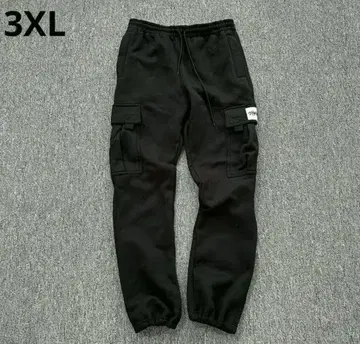 샤카웨어 Shaka Wear 플리스 카고 팬츠 블랙