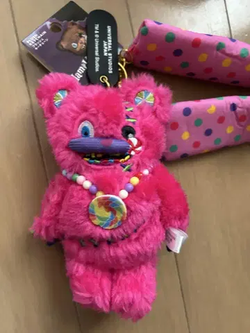 usj 햄버그 곰 캔디 봉제 인형 키체인 할로윈 유니버셜