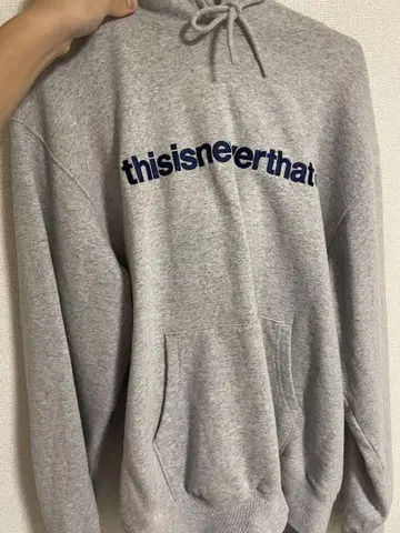 thisisneverthat 그레이 후드티 M