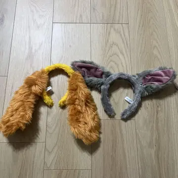 101마리 강아지 이야기 머리띠 커플 세트 레이디 트럼프 개